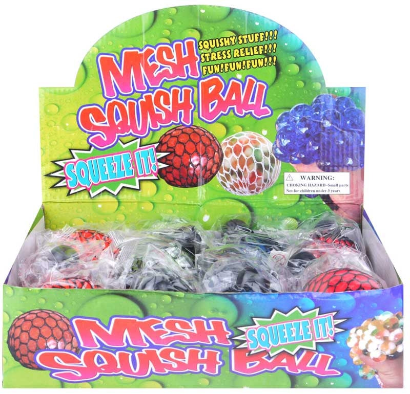 MESH SQUISHY BALL ASSORTED