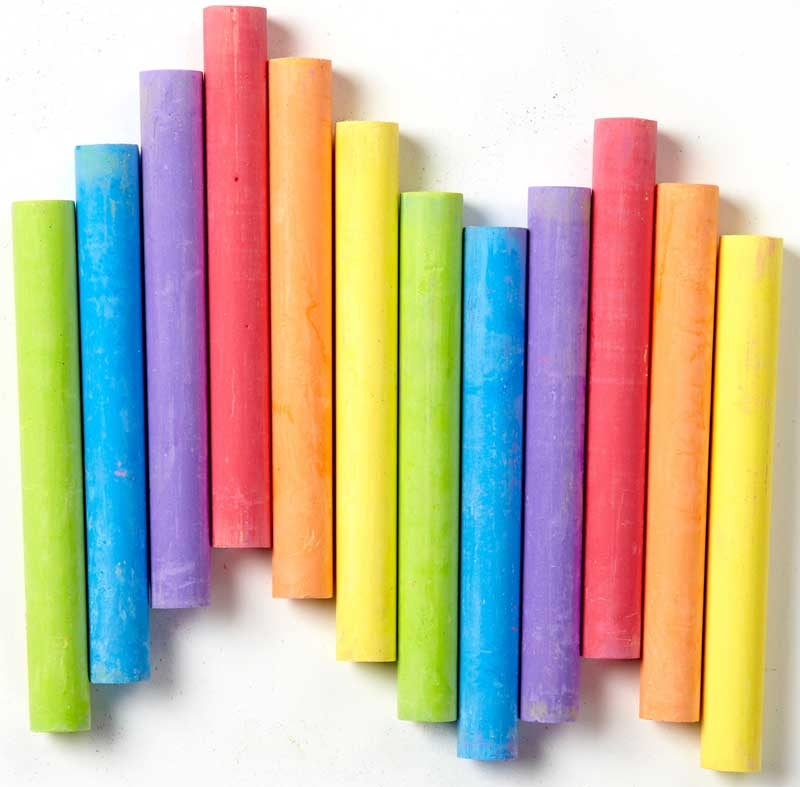 CRAYOLA ANTI DUST CHALK - COLOURED