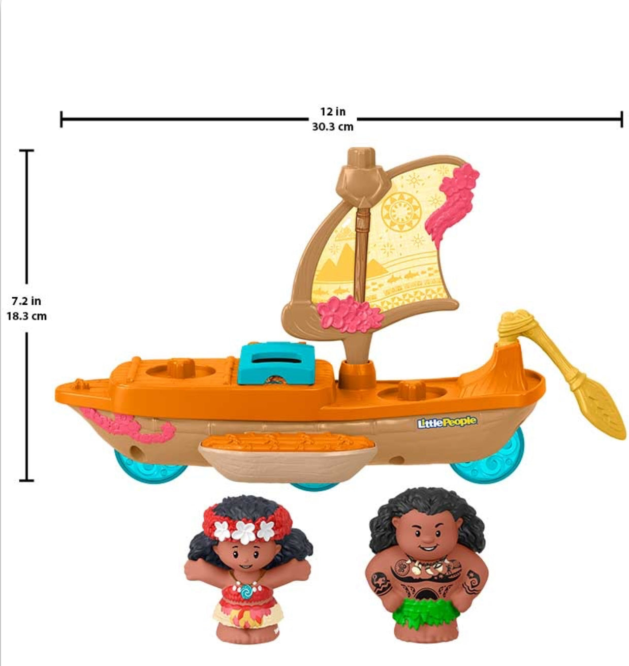 LITTLE PEOPLE - MOANA & MAUIS CANOE