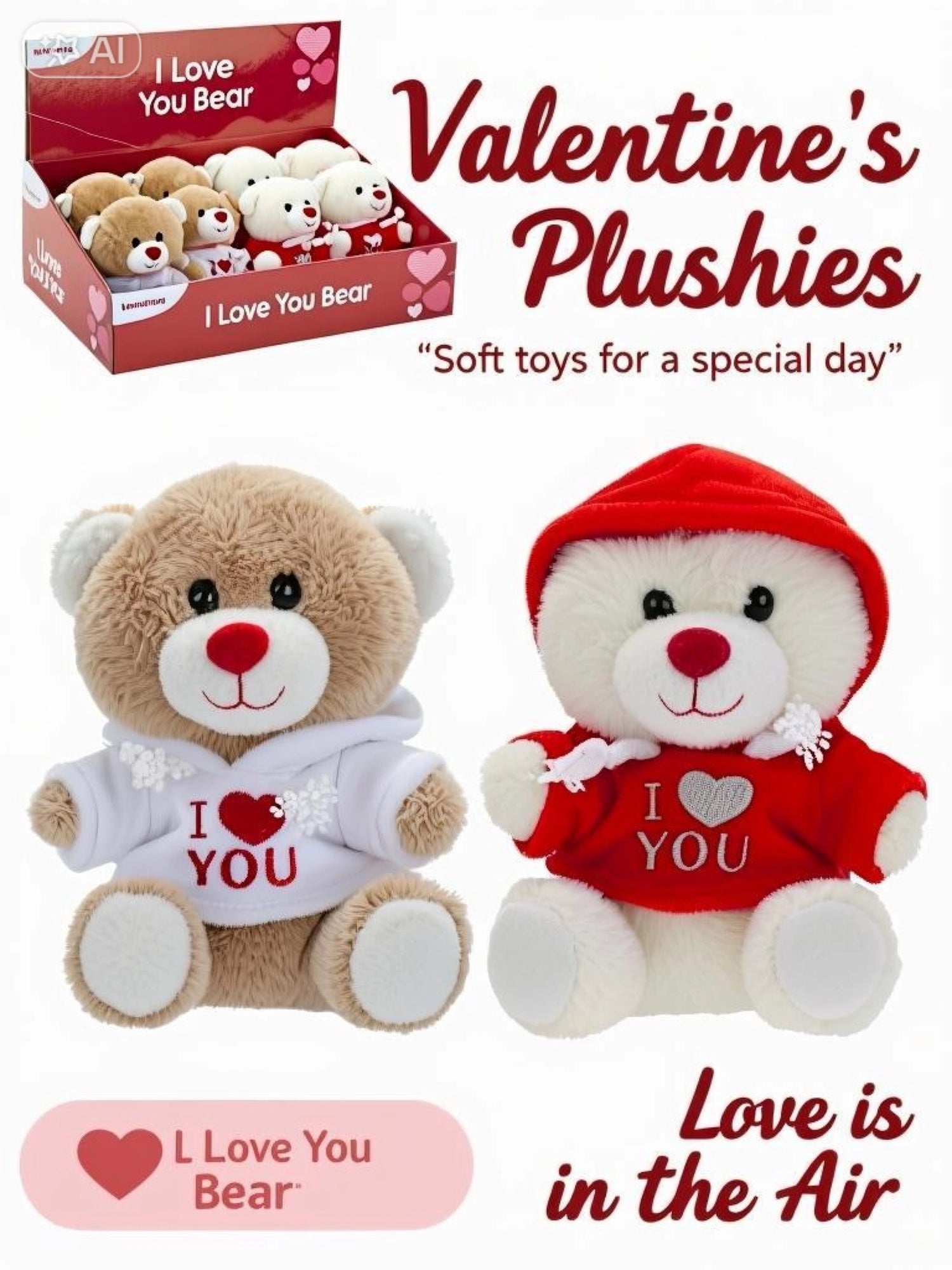 Valentines Teddies & Plushies