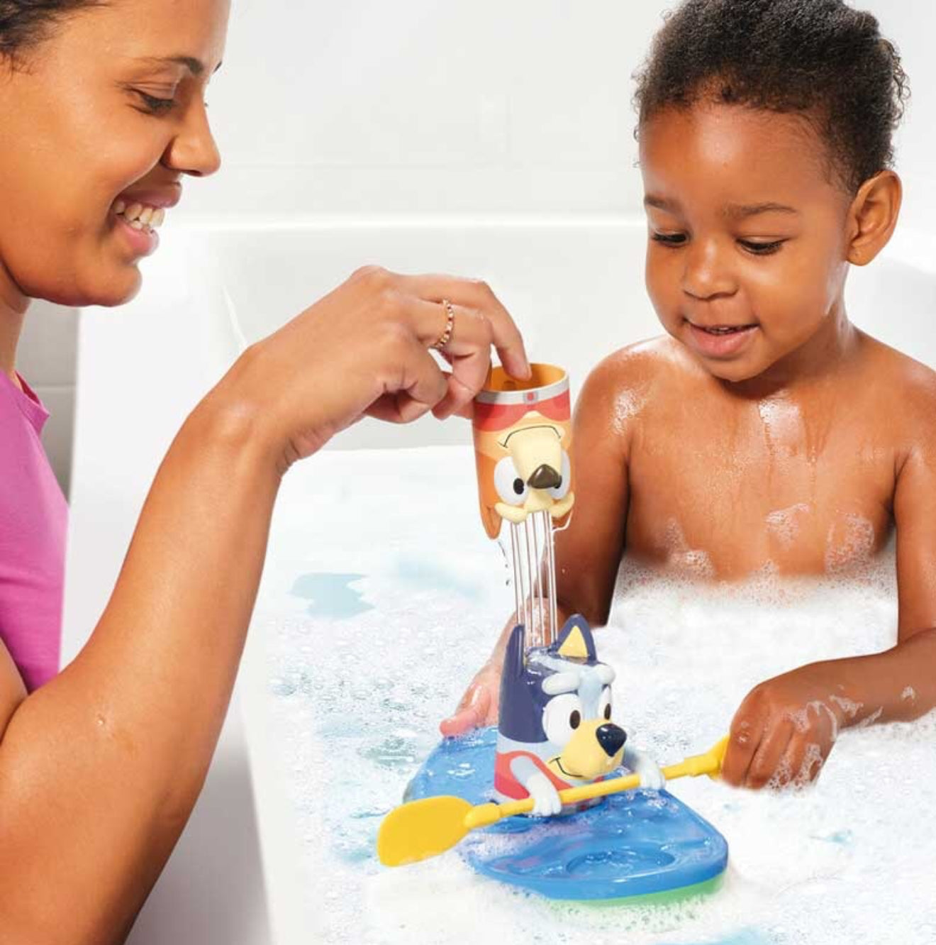 BLUEY CANOE BATH TIME TOY