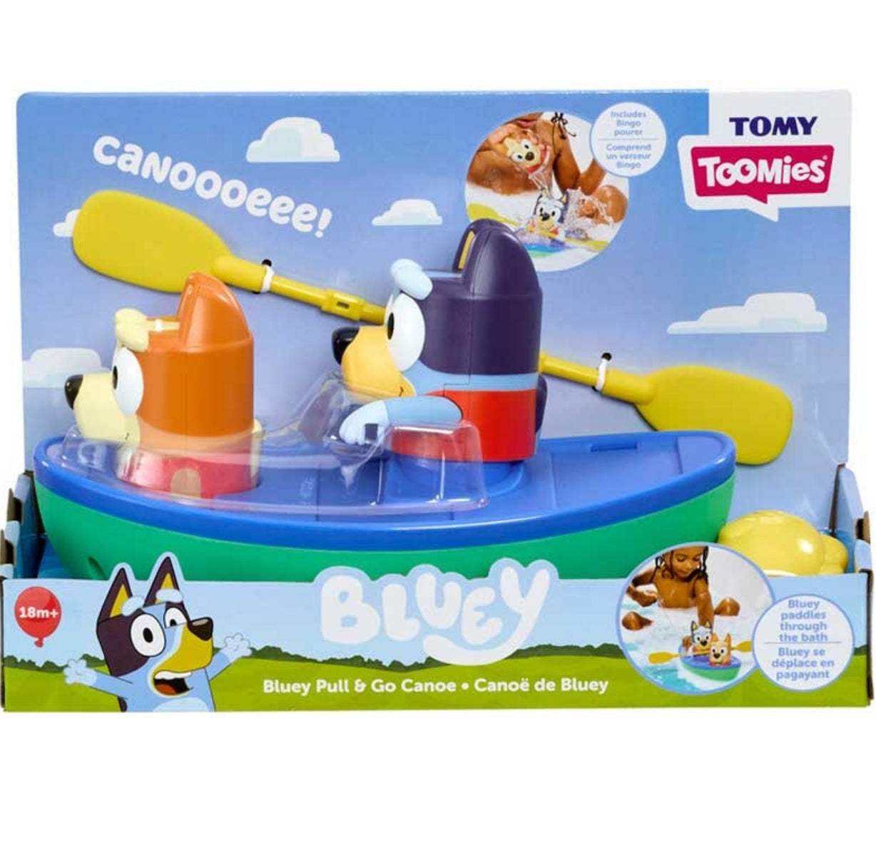 BLUEY CANOE BATH TIME TOY