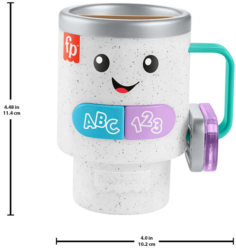 FISHER PRICE WAKE UP & LEARN COFFEE MUG