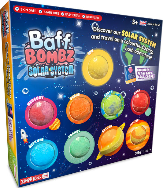SOLAR SYSTEM BAFF BOMBZ WITH FACT CARDS