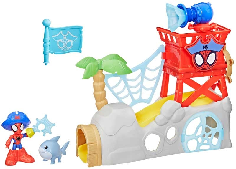 SPIDEY AMAZING FRIENDS 3IN SPIDEY ISLAND PLAYSET