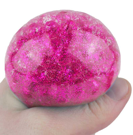GLITTER SPLAT BALL WITH BEADS