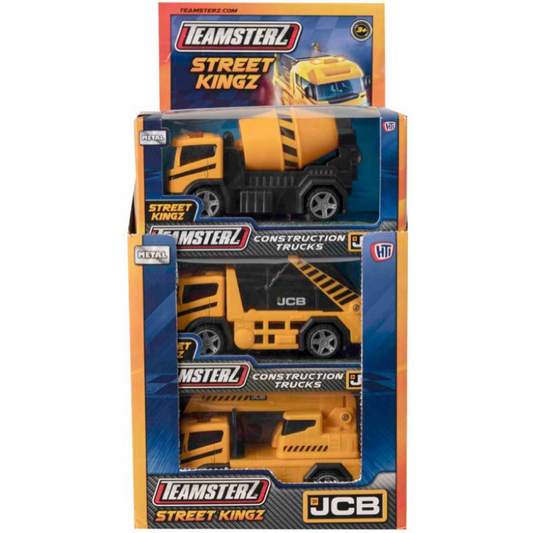 TEAMSTERZ JCB CONSTRUCTION TRUCKS ASSORTED