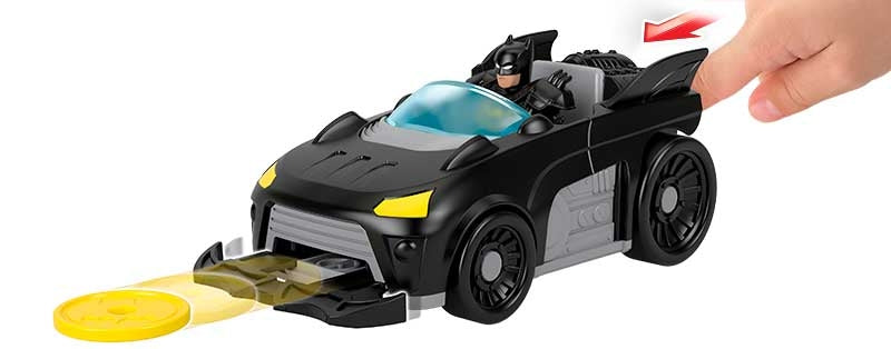 IMAGINEXT DC SUPER FRIENDS METAL FORCE BATMOBILE VEHICLE