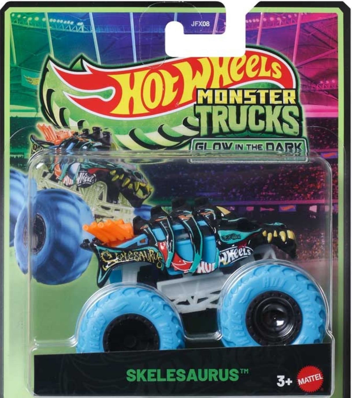 HOT WHEELS MONSTER TRUCKS GLOW IN THE DARK 1:64 ASSORTMENT