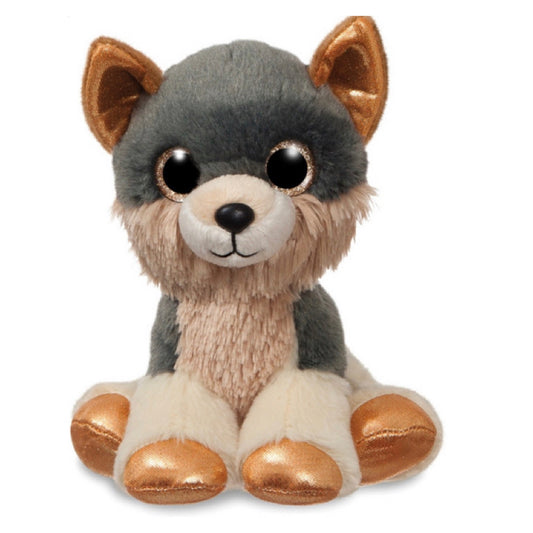 PLUSH GRAYSON WOLF 7 INCH