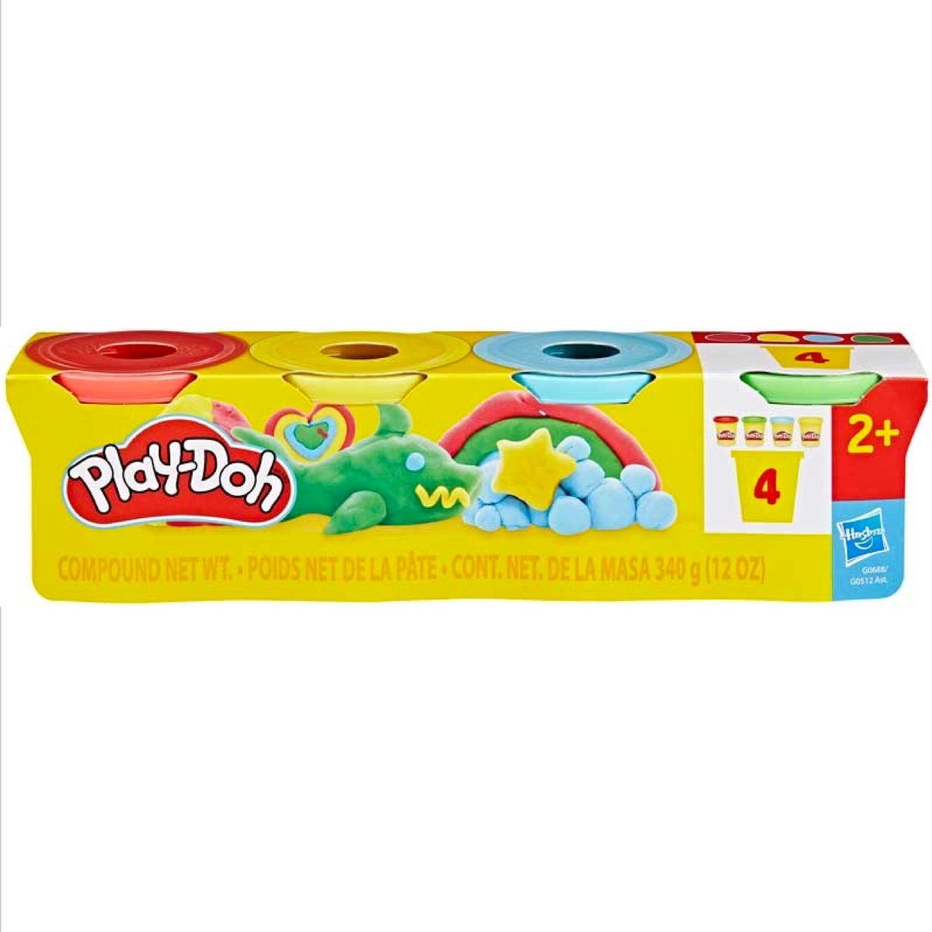 PLAY-DOH BASIC COLOUR ASSORTED