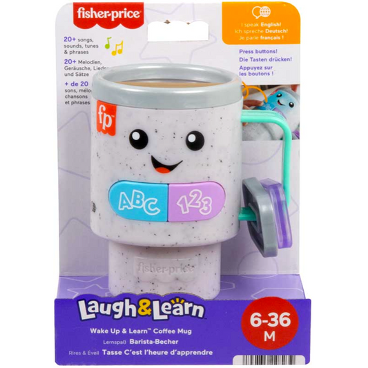 FISHER PRICE WAKE UP & LEARN COFFEE MUG