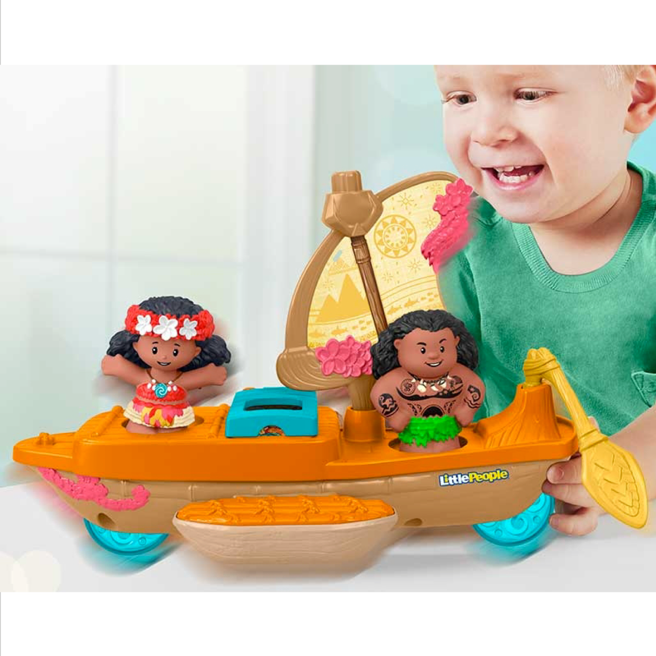 LITTLE PEOPLE - MOANA & MAUIS CANOE
