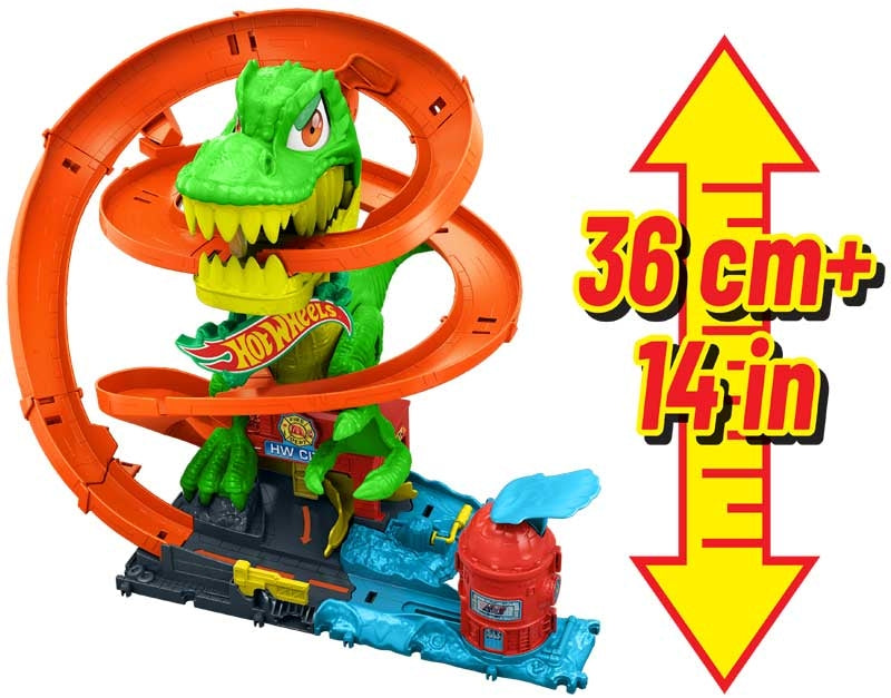 HOT WHEELS CITY T - REX FIRE STATION