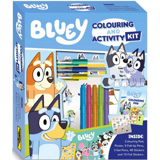 BLUEY COLOURING & ACTIVITY KIT