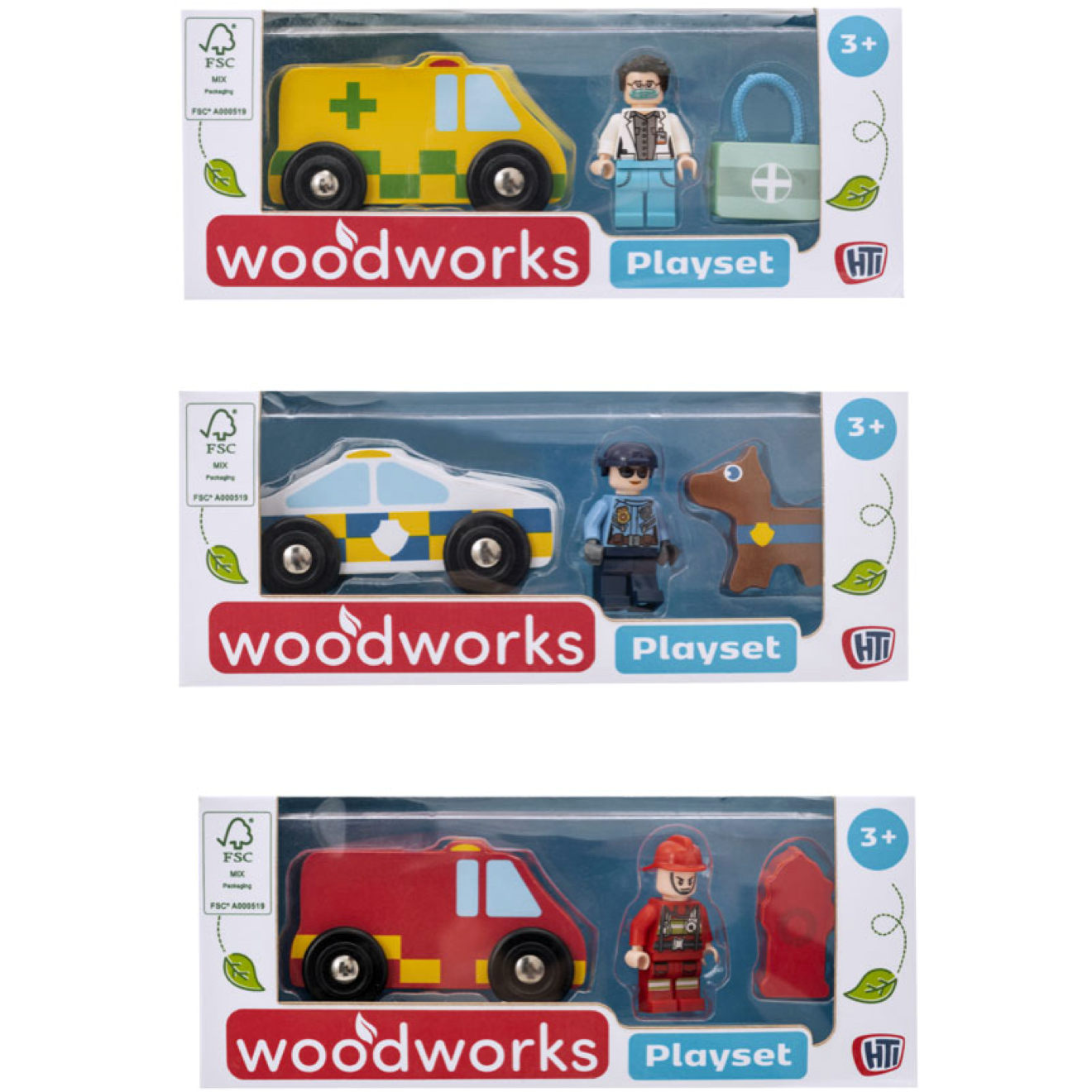 WOODEN PLAYSET ASSORTED