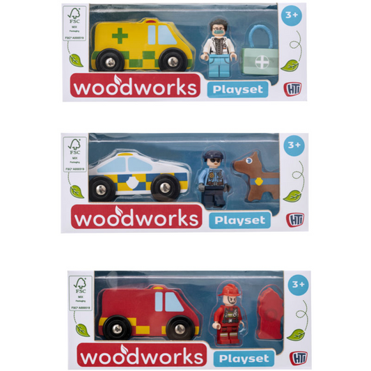 WOODEN PLAYSET ASSORTED